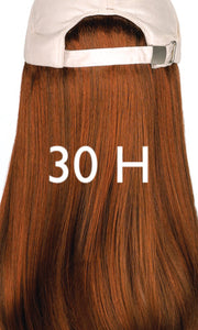 Beige Hat with Classic Hair by Henry Margu | shop name | Medical Hair Loss & Wig Experts.