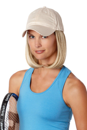 Beige Hat with Classic Hair by Henry Margu | SALE