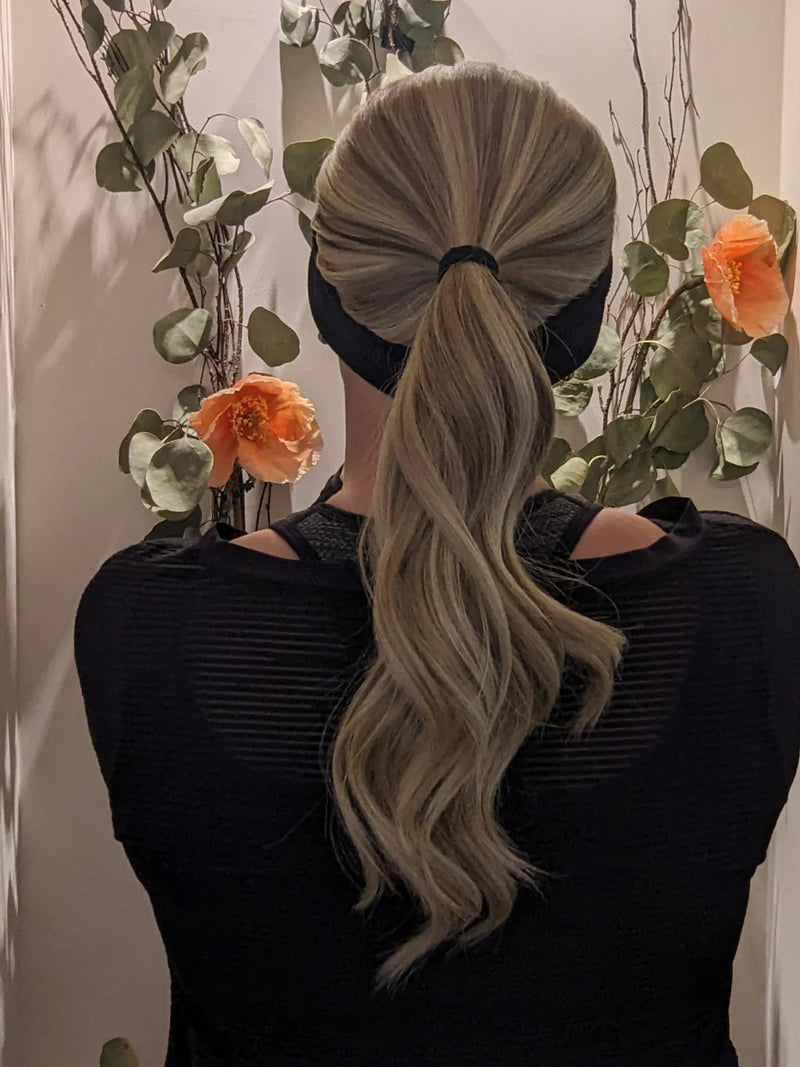 Beige Blonde HD Headband wig | Encelia Hair