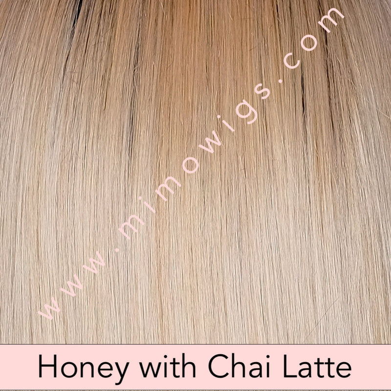 CHAMPAGNE WITH APPLE PIE • 16/613/103 R14 ••• Light Brown Blonde Root with a mix of ash blonde pale blonde pure blonde & lt neutral blonde