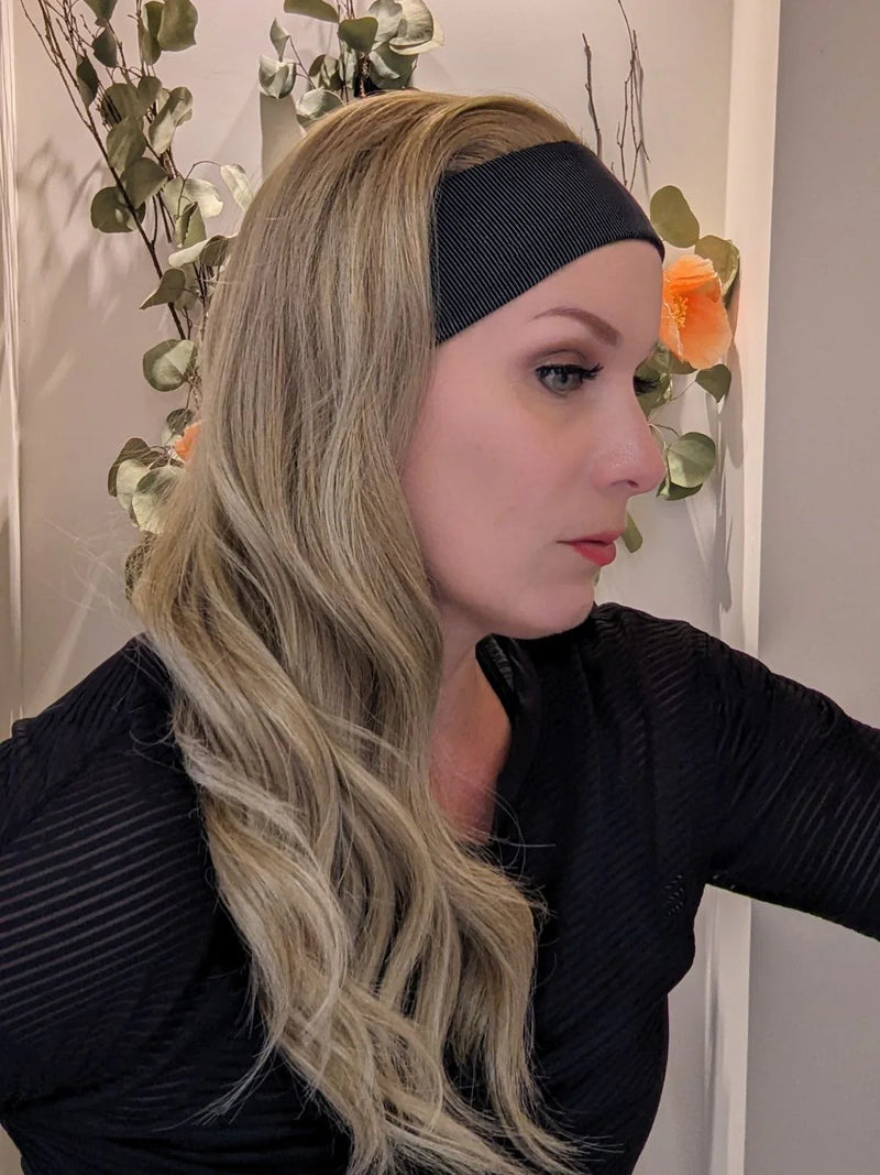 Natural Blonde HD Headband wig Encelia Hair