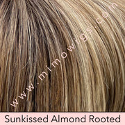 SUNKISSED ALMOND ROOTED • 4/27/613+8 |  A combination of Med & Lt brown HL w/ Lt gold blonde & hint of cooler blonde + rooted with Med & Lt brown