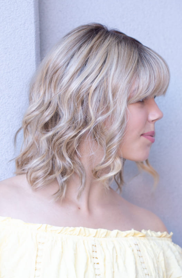 Sandy with a Fringe by The Petite Wig Company