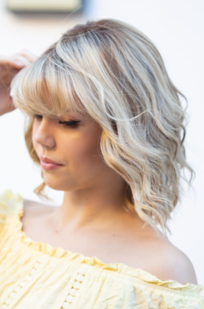 Sandy with a Fringe by The Petite Wig Company