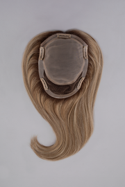 14/24 • CRÉME SODA | Med Natural-Ash Blonde & Light Natural Blonde Blend