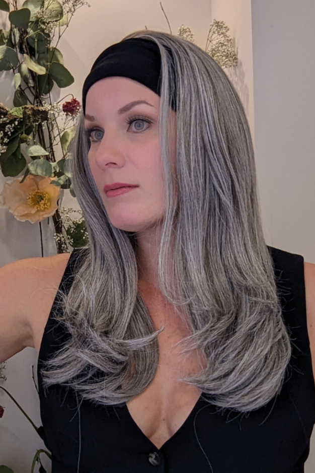 Headband Wig • Luxury Synthetic • Hand Tied | Encelia Hair