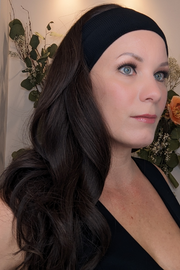 DARK BROWN | Lux Synthetic Headband Wig By Encelia