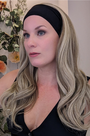 BEIGE BLONDE | Lux Synthetic Headband Wig By Encelia