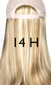 Black Hat with Long Hair by Henry Margu | shop name | Medical Hair Loss & Wig Experts.