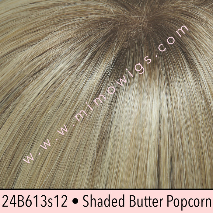 FS24/102s12 • LAGUNA BLONDE | Light Natural Gold Blonde w/ Pale Natural Gold Blonde Bold Highlights & Shaded w/ Light Gold Brown