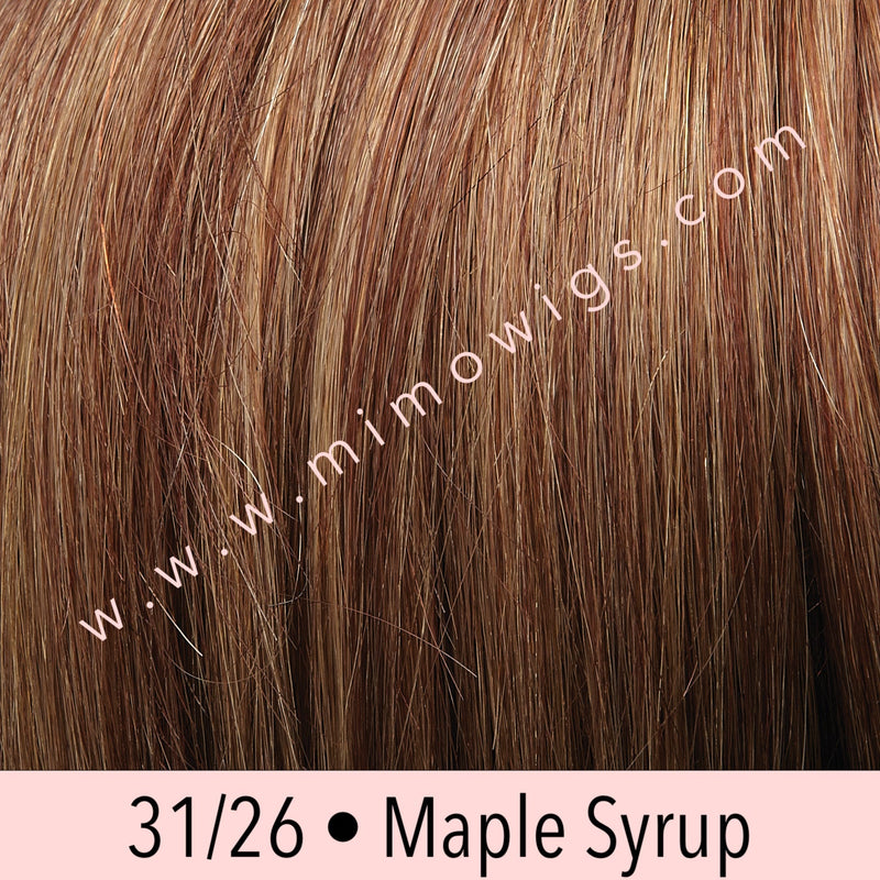 24B/27Cs10 • SHADED BUTTERSCOTCH | Light Gold Blonde & Med Red-Gold Blonde Blend, Shaded with Light Brown