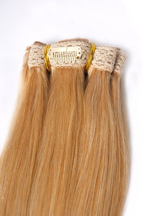 487C Clip-On 12" by WIPRO: Human Hair Extension | shop name | Medical Hair Loss & Wig Experts.