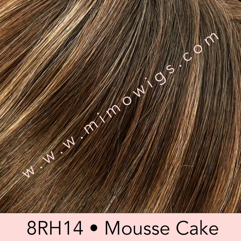 8F16 • ROCKY ROAD | Med Brown w/ Light Natural Blonde Highlights