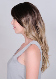 CHAMPAGNE WITH APPLE PIE • 16/613/103 R14 ••• Light Brown Blonde Root with a mix of ash blonde pale blonde pure blonde & lt neutral blonde