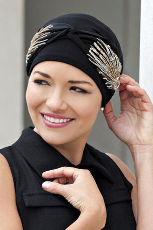 Carolina Black Laurel Crown by Masumi Headwear