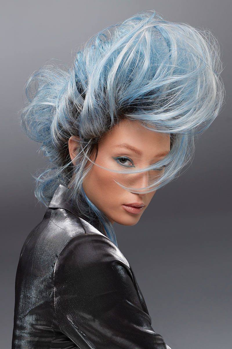 S2-103/18RO • MIDNIGHT | Dark Roots melting to mushroom brown and ash blonde tone ombré