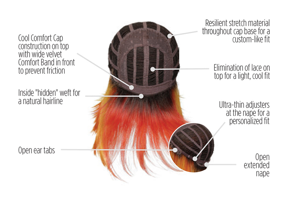 Fierce Fire by Hairdo • Fantasy Collection | shop name | Medical Hair Loss & Wig Experts.