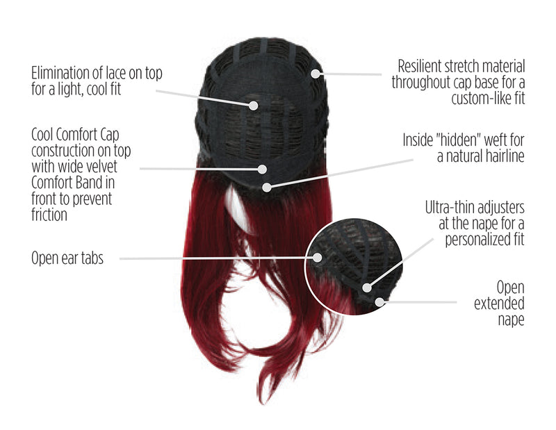 Poise and Berry by Hairdo • Fantasy Collection | shop name | Medical Hair Loss & Wig Experts.