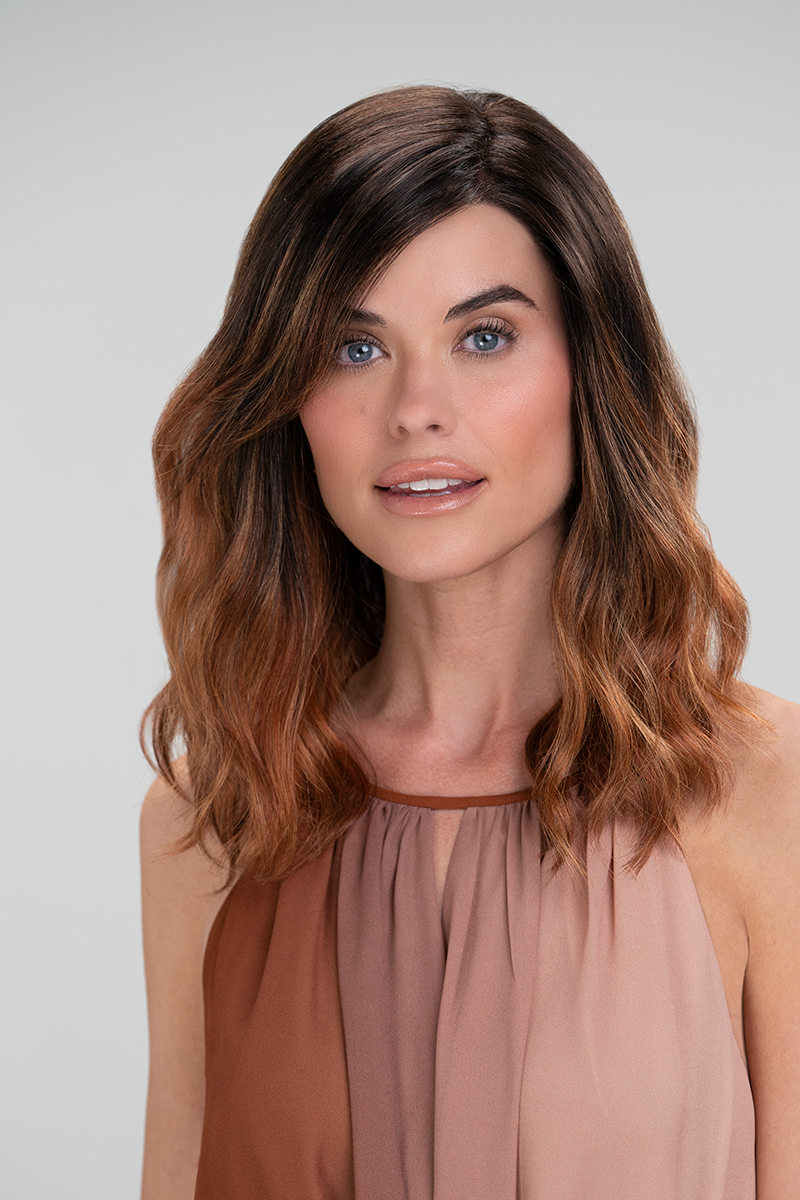 14/26s10 • SHADED PRALINES ’n’ CREAM | Lt Gold Blonde & Med Red-Gold Blonde Blend, Shaded w/ Lt Brown
