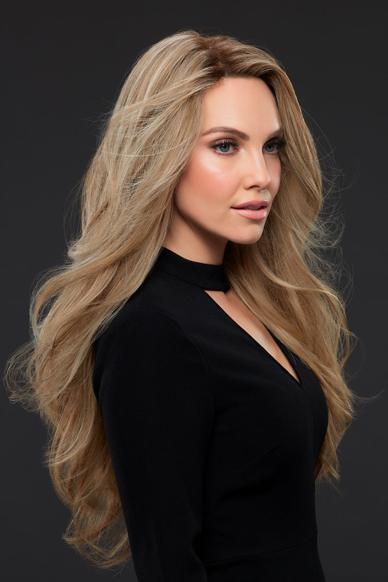 FS17/101s18 • PALM SPRINGS BLONDE | Light Ash Blonde w/ Pure White Natural Bold Highlights & Shaded w/ Dark Natural Ash Blonde