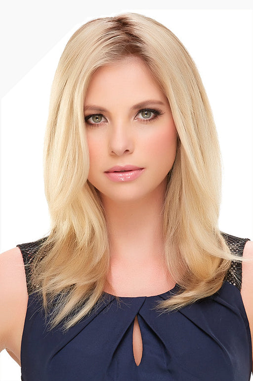 12FS8 • SHADED PRALINE | Light Gold Blonde & Pale Natural Blonde Blend + shaded with Dark Brown